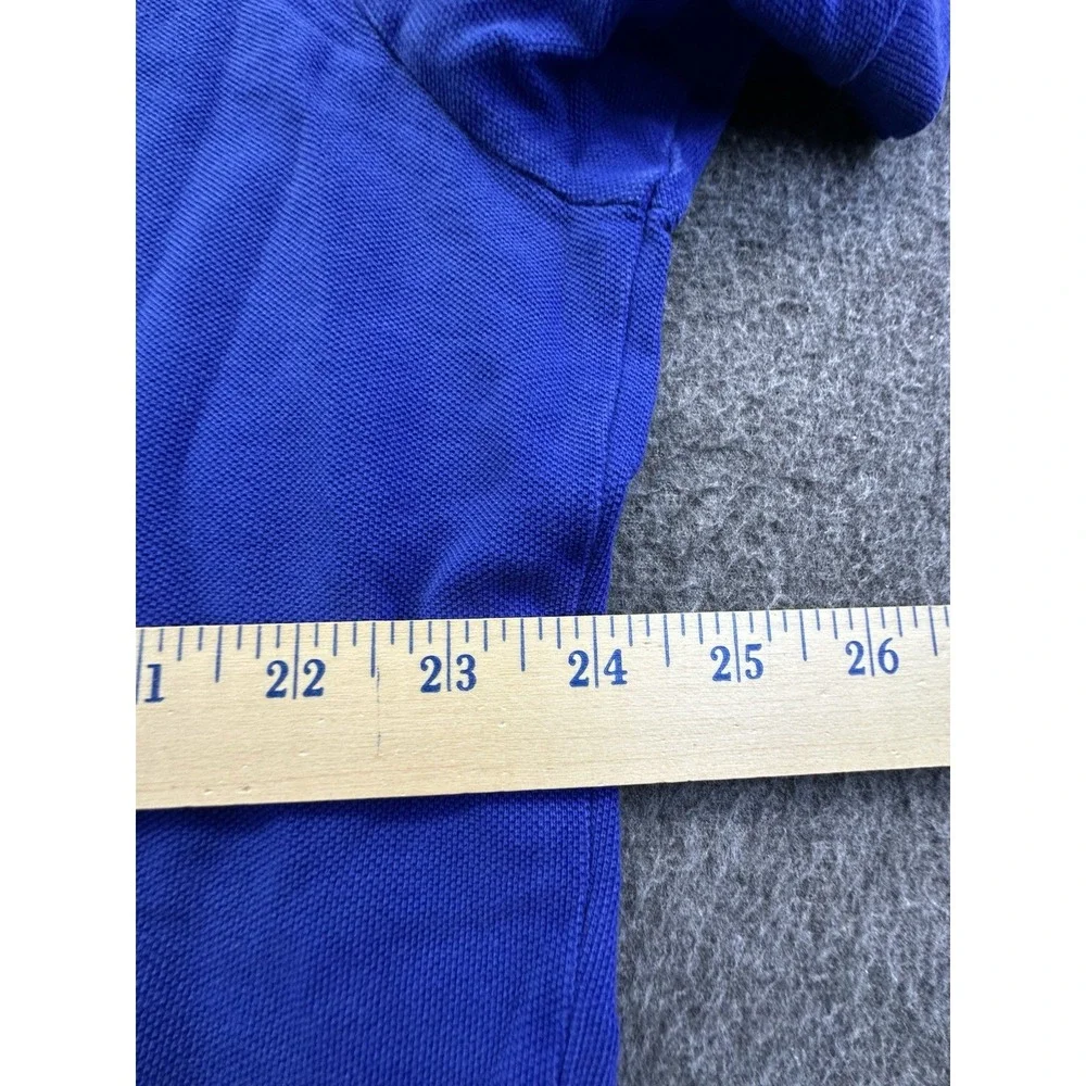 Polo Ralph Lauren Shirt Men XLarge Blue Polo Collared Pullover Cotton Logo Pique